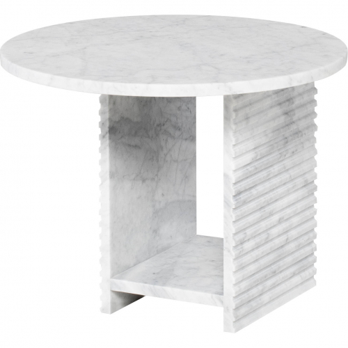 Mya Coffee Table in Honed Bianco Marble